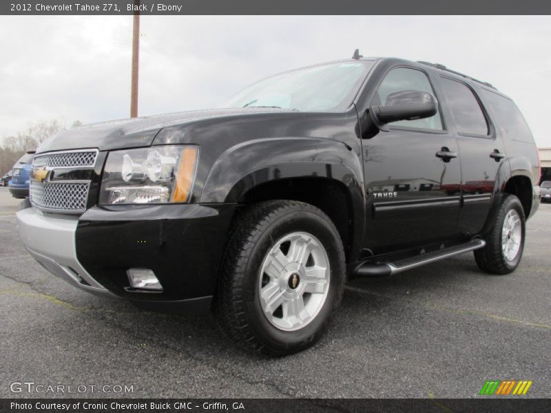 Black / Ebony 2012 Chevrolet Tahoe Z71