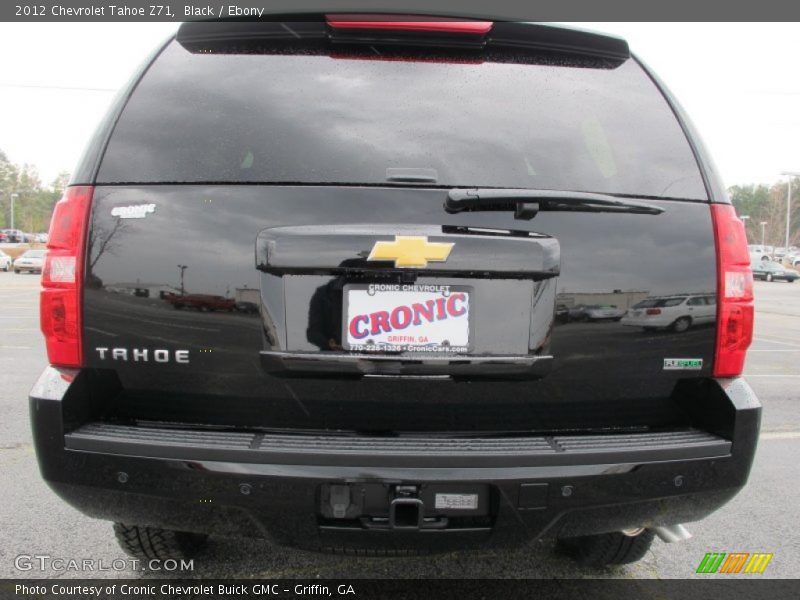 Black / Ebony 2012 Chevrolet Tahoe Z71