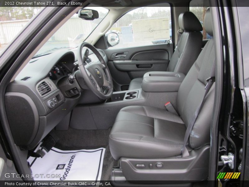Black / Ebony 2012 Chevrolet Tahoe Z71