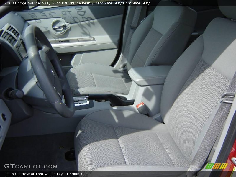 Sunburst Orange Pearl / Dark Slate Gray/Light Slate Gray 2008 Dodge Avenger SXT
