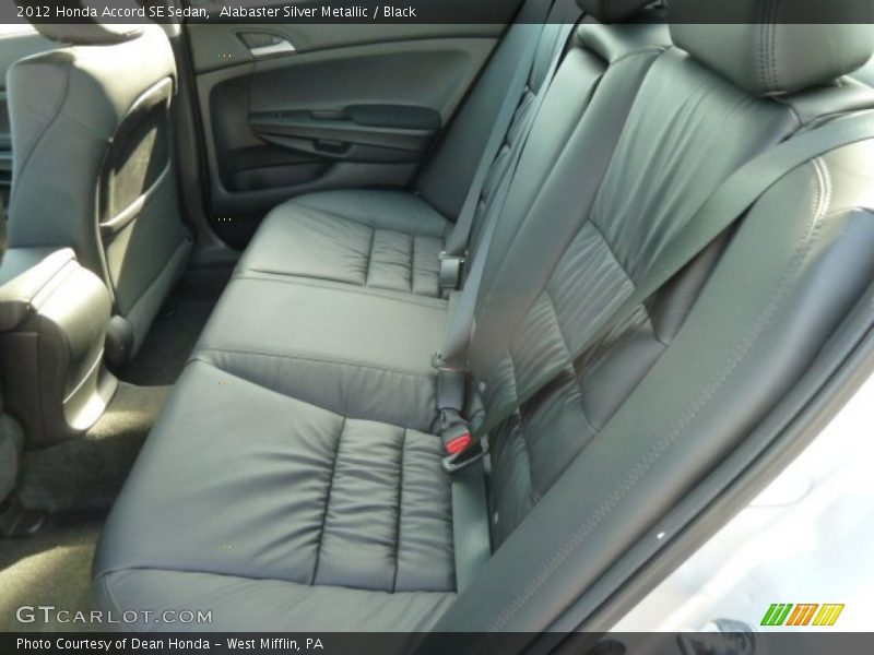 Alabaster Silver Metallic / Black 2012 Honda Accord SE Sedan