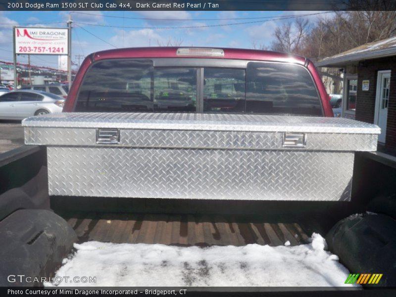 Dark Garnet Red Pearl / Tan 2001 Dodge Ram 1500 SLT Club Cab 4x4