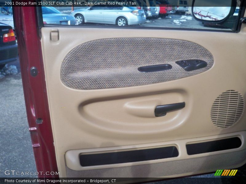 Dark Garnet Red Pearl / Tan 2001 Dodge Ram 1500 SLT Club Cab 4x4