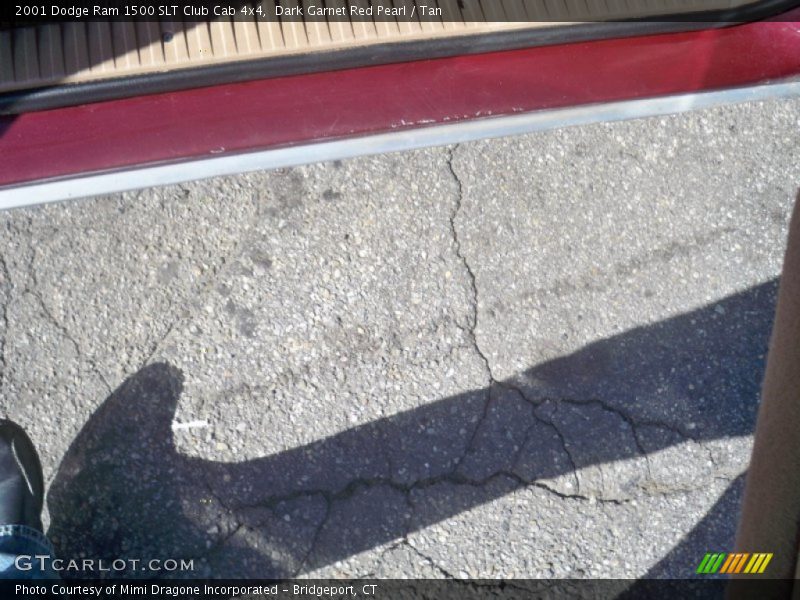 Dark Garnet Red Pearl / Tan 2001 Dodge Ram 1500 SLT Club Cab 4x4