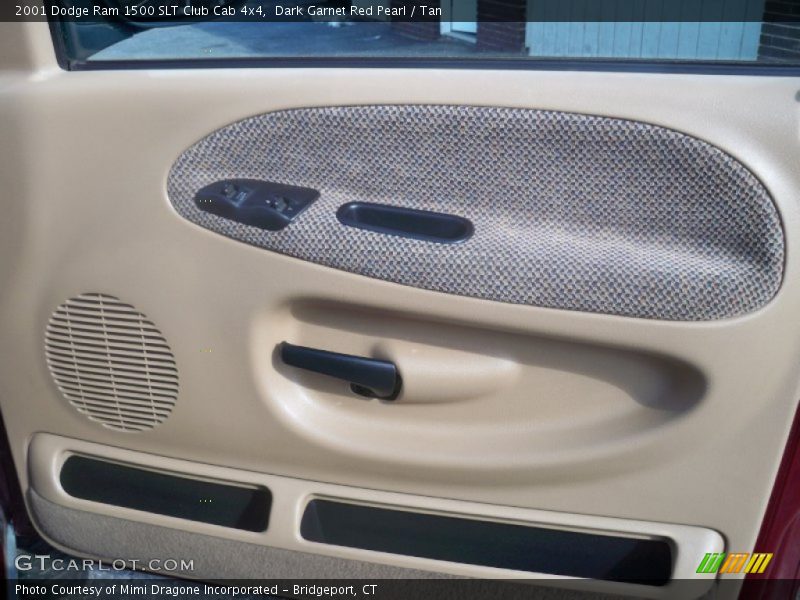 Dark Garnet Red Pearl / Tan 2001 Dodge Ram 1500 SLT Club Cab 4x4