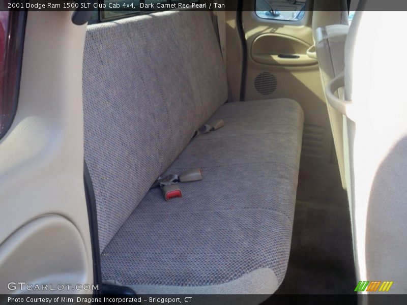 Dark Garnet Red Pearl / Tan 2001 Dodge Ram 1500 SLT Club Cab 4x4