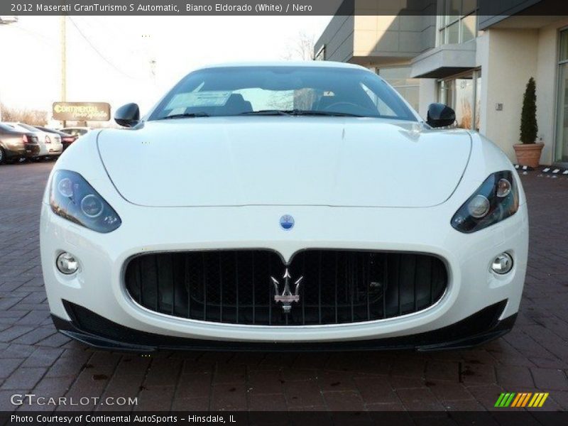 Bianco Eldorado (White) / Nero 2012 Maserati GranTurismo S Automatic