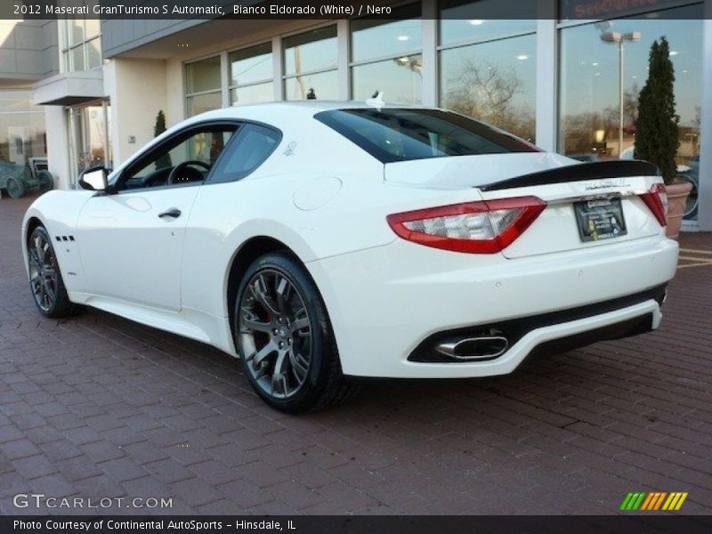 Bianco Eldorado (White) / Nero 2012 Maserati GranTurismo S Automatic