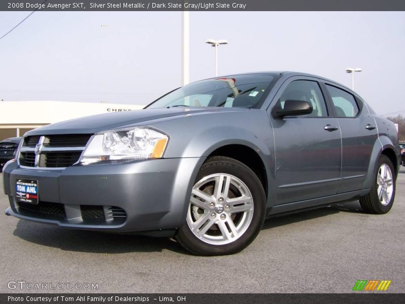 Silver Steel Metallic / Dark Slate Gray/Light Slate Gray 2008 Dodge Avenger SXT