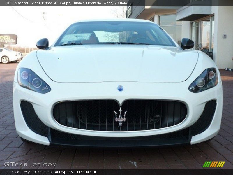 Bianco Eldorado (White) / Cuoio 2012 Maserati GranTurismo MC Coupe