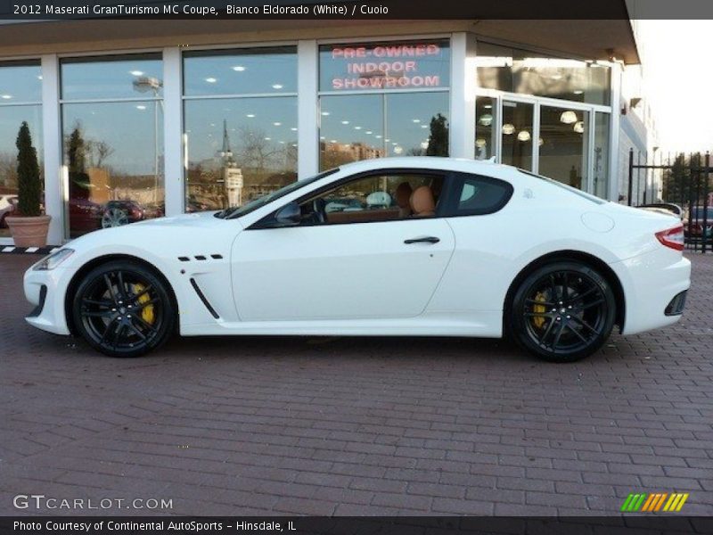 Bianco Eldorado (White) / Cuoio 2012 Maserati GranTurismo MC Coupe