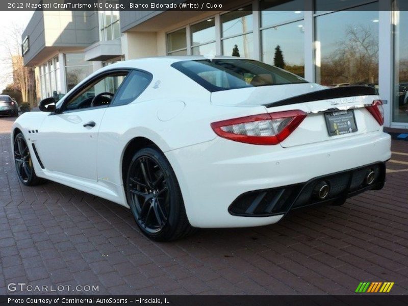 Bianco Eldorado (White) / Cuoio 2012 Maserati GranTurismo MC Coupe