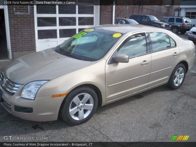 Dune Pearl Metallic / Camel 2006 Ford Fusion SE