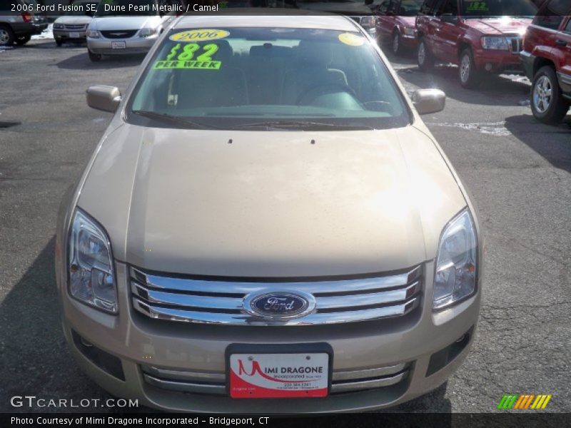 Dune Pearl Metallic / Camel 2006 Ford Fusion SE