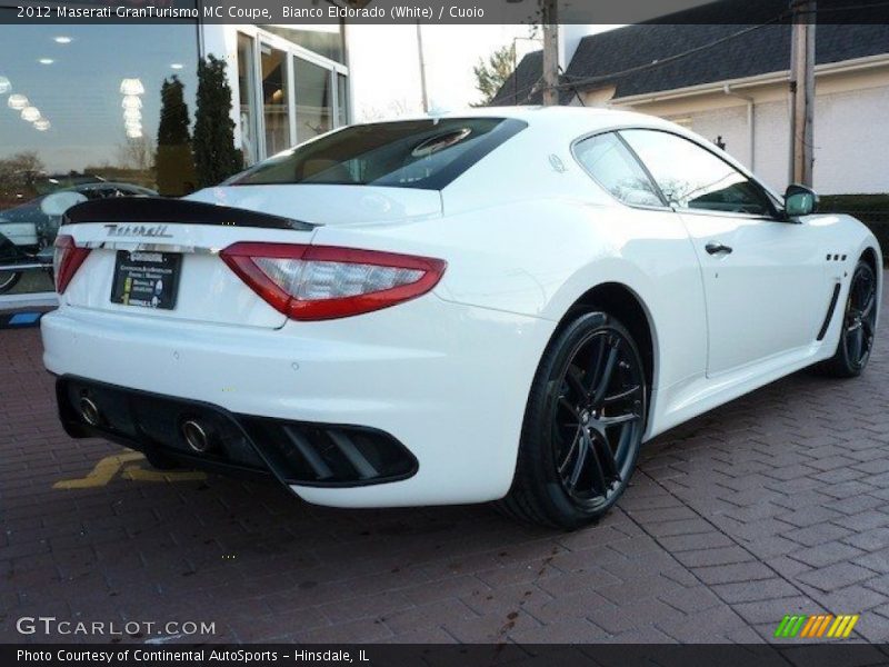 Bianco Eldorado (White) / Cuoio 2012 Maserati GranTurismo MC Coupe