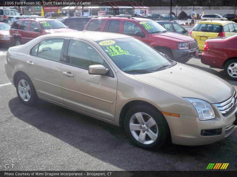 Dune Pearl Metallic / Camel 2006 Ford Fusion SE