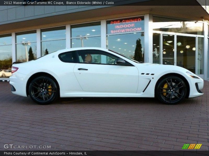 Bianco Eldorado (White) / Cuoio 2012 Maserati GranTurismo MC Coupe