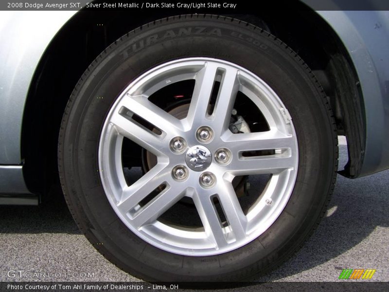 Silver Steel Metallic / Dark Slate Gray/Light Slate Gray 2008 Dodge Avenger SXT