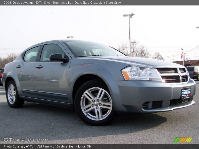 Silver Steel Metallic / Dark Slate Gray/Light Slate Gray 2008 Dodge Avenger SXT