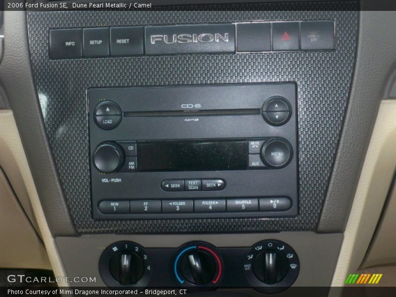 Dune Pearl Metallic / Camel 2006 Ford Fusion SE