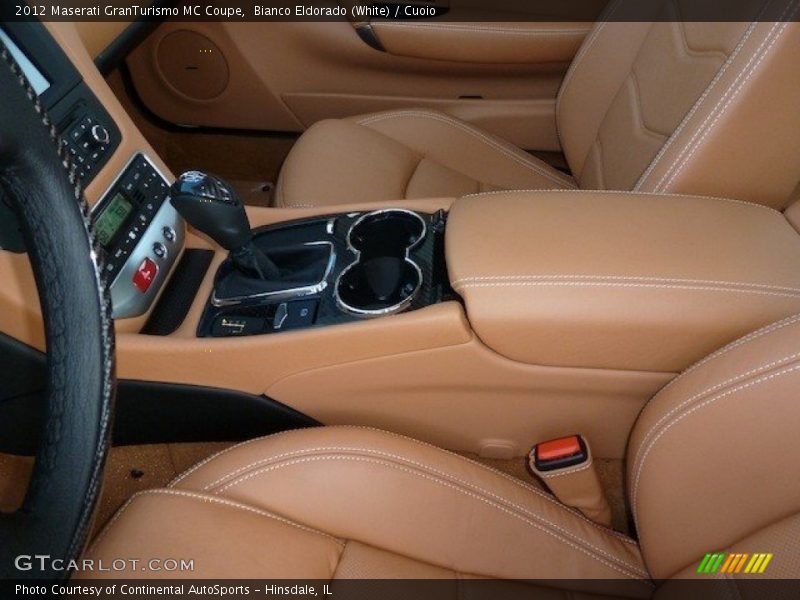 Bianco Eldorado (White) / Cuoio 2012 Maserati GranTurismo MC Coupe