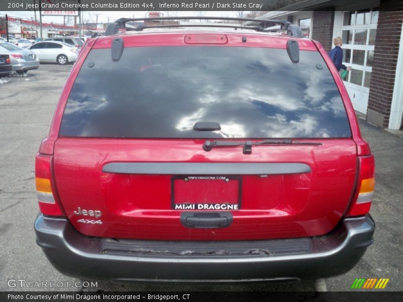 Inferno Red Pearl / Dark Slate Gray 2004 Jeep Grand Cherokee Columbia Edition 4x4