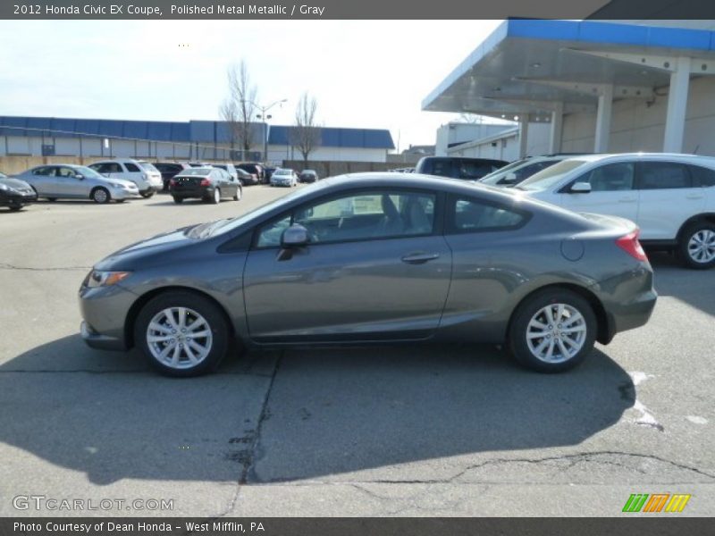 Polished Metal Metallic / Gray 2012 Honda Civic EX Coupe