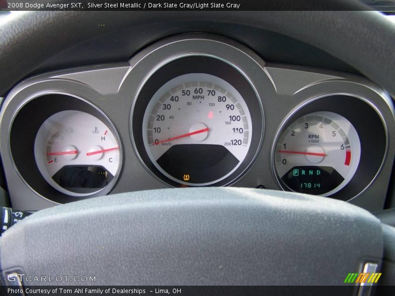 Silver Steel Metallic / Dark Slate Gray/Light Slate Gray 2008 Dodge Avenger SXT