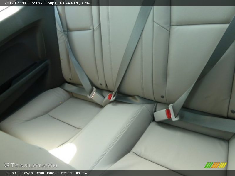 Rallye Red / Gray 2012 Honda Civic EX-L Coupe
