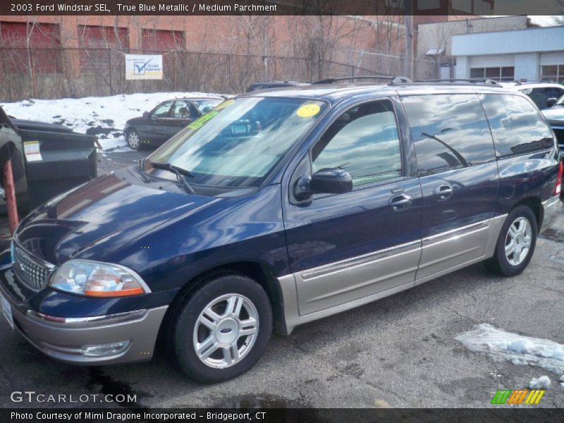 True Blue Metallic / Medium Parchment 2003 Ford Windstar SEL