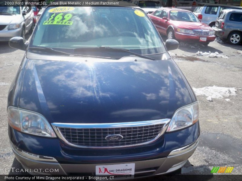 True Blue Metallic / Medium Parchment 2003 Ford Windstar SEL