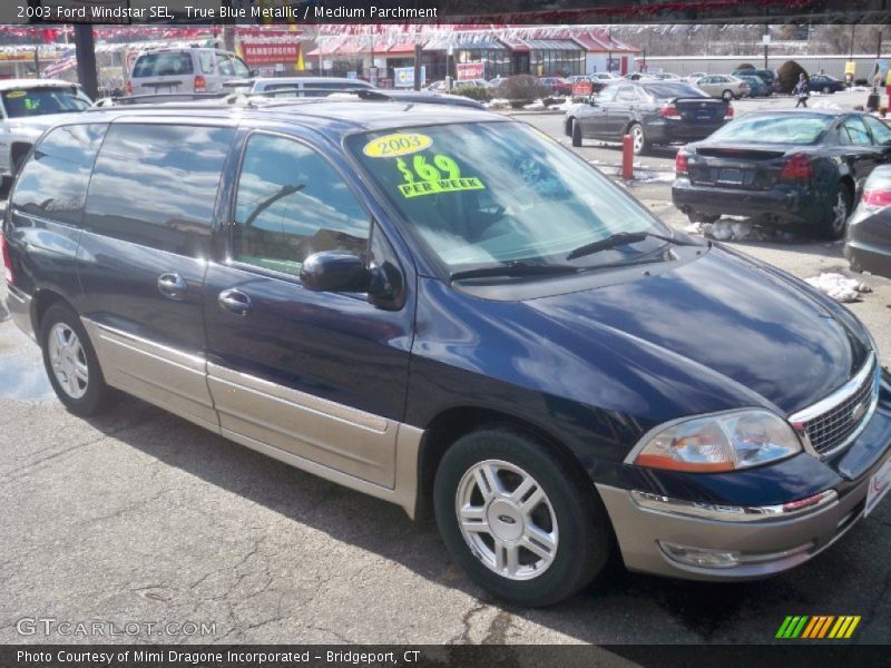 True Blue Metallic / Medium Parchment 2003 Ford Windstar SEL