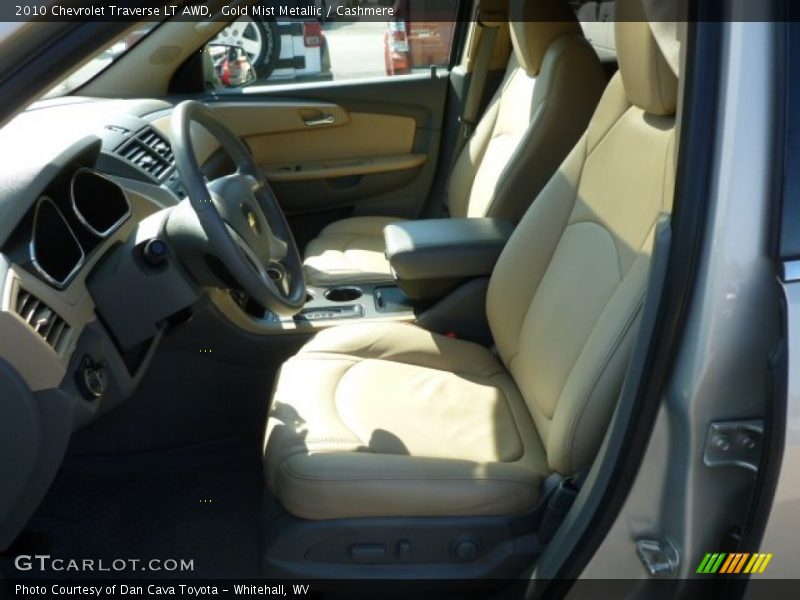 Gold Mist Metallic / Cashmere 2010 Chevrolet Traverse LT AWD