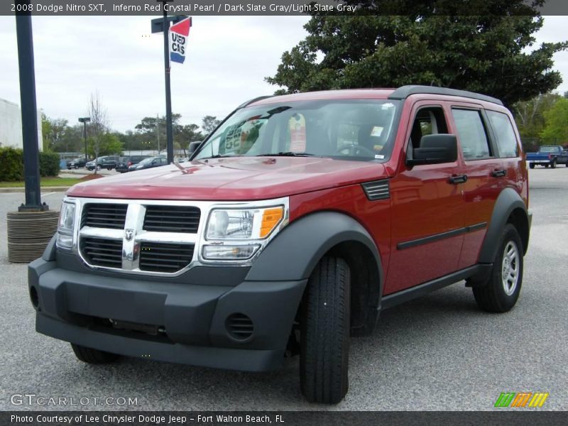 Inferno Red Crystal Pearl / Dark Slate Gray/Light Slate Gray 2008 Dodge Nitro SXT