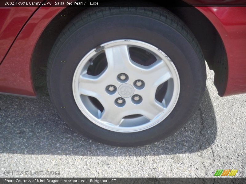 Salsa Red Pearl / Taupe 2002 Toyota Camry LE V6