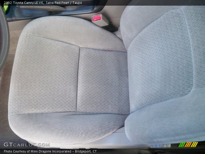 Salsa Red Pearl / Taupe 2002 Toyota Camry LE V6