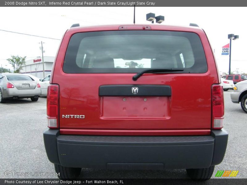 Inferno Red Crystal Pearl / Dark Slate Gray/Light Slate Gray 2008 Dodge Nitro SXT