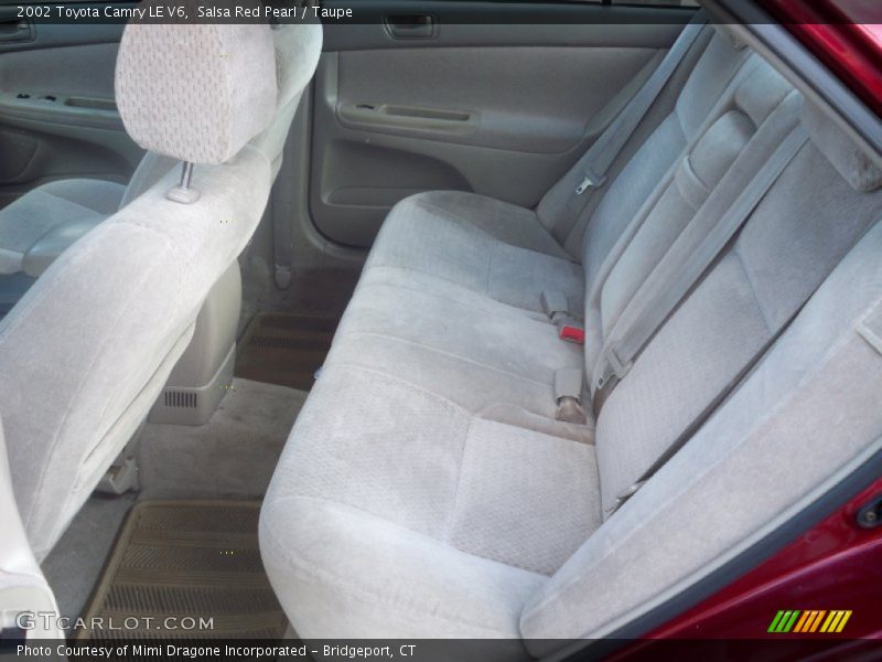 Salsa Red Pearl / Taupe 2002 Toyota Camry LE V6