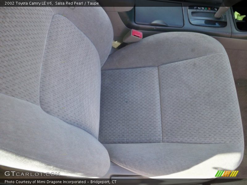 Salsa Red Pearl / Taupe 2002 Toyota Camry LE V6