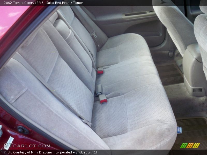 Salsa Red Pearl / Taupe 2002 Toyota Camry LE V6