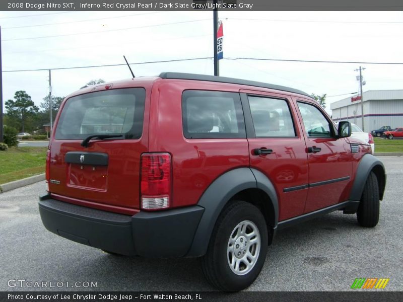 Inferno Red Crystal Pearl / Dark Slate Gray/Light Slate Gray 2008 Dodge Nitro SXT