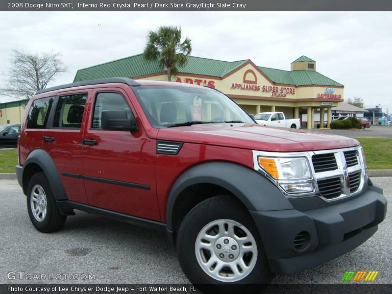 Inferno Red Crystal Pearl / Dark Slate Gray/Light Slate Gray 2008 Dodge Nitro SXT