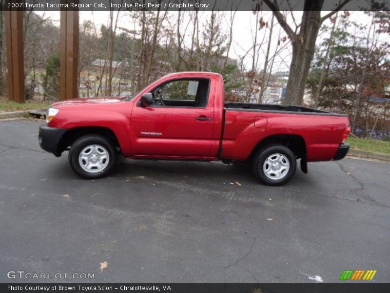  2007 Tacoma Regular Cab Impulse Red Pearl