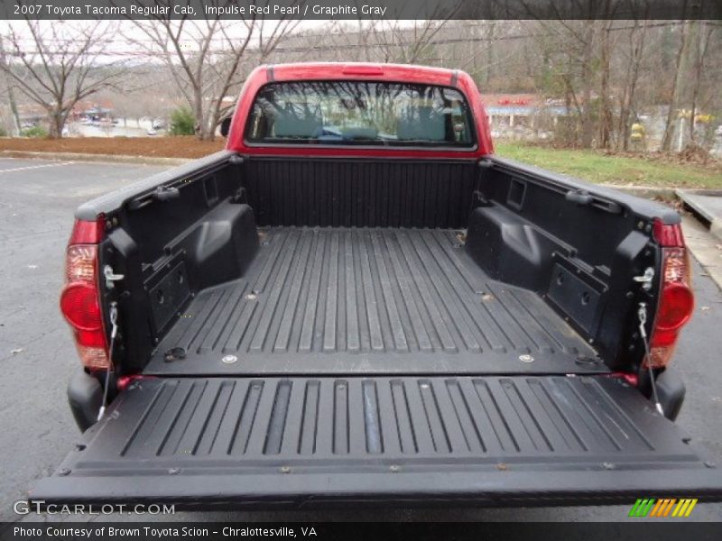 Impulse Red Pearl / Graphite Gray 2007 Toyota Tacoma Regular Cab