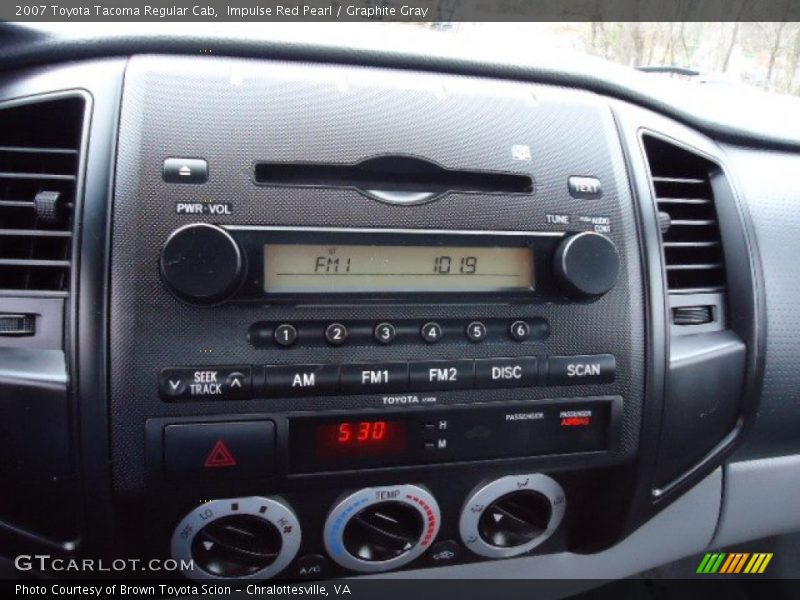 Audio System of 2007 Tacoma Regular Cab