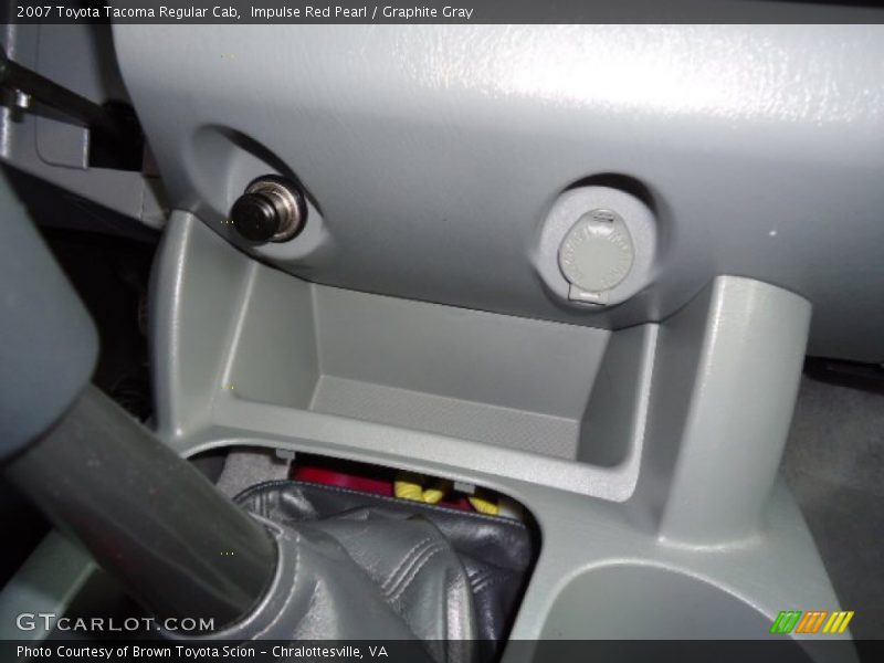 Impulse Red Pearl / Graphite Gray 2007 Toyota Tacoma Regular Cab