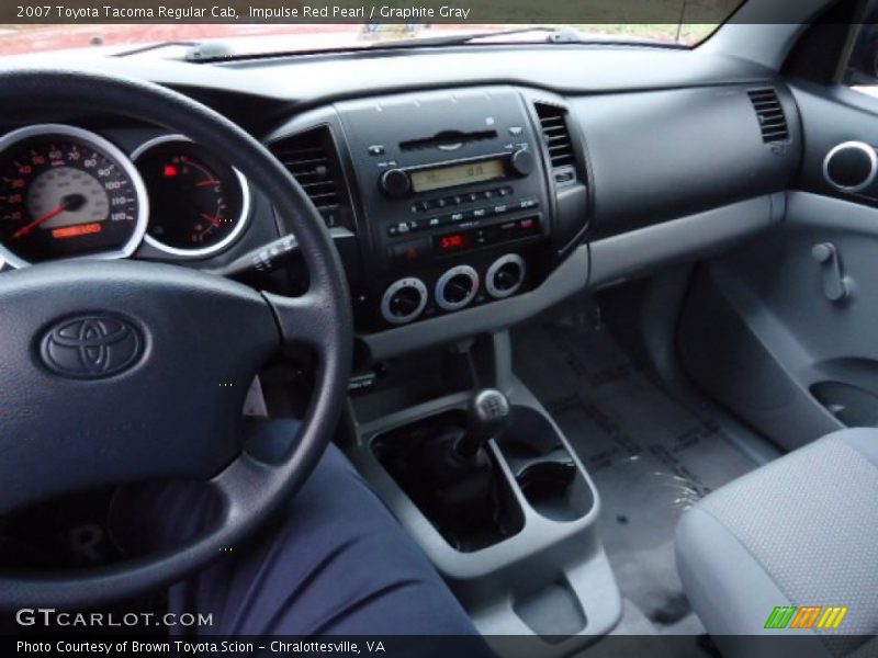 Impulse Red Pearl / Graphite Gray 2007 Toyota Tacoma Regular Cab