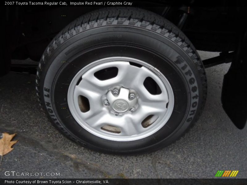 Impulse Red Pearl / Graphite Gray 2007 Toyota Tacoma Regular Cab