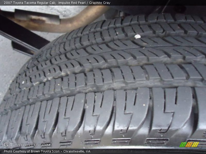 Impulse Red Pearl / Graphite Gray 2007 Toyota Tacoma Regular Cab