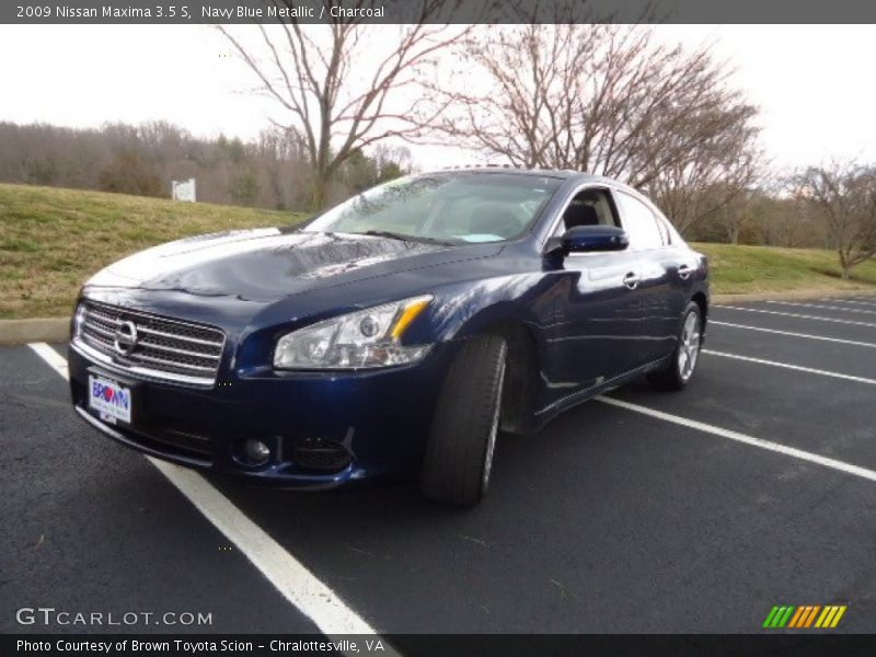 Navy Blue Metallic / Charcoal 2009 Nissan Maxima 3.5 S